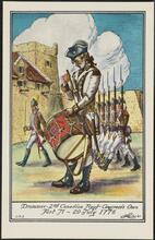 Drummer - 2nd Canadian Regt.  - Congress's Own Fort Ti - 20 July 1776.
