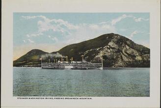 Steamer Washington Irving, Passing Breakneck Mountain.