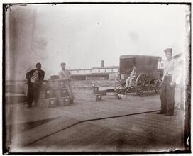 Hart's Island, The dock where the unknown dead are unloaded for the Potter's Field.