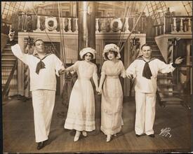 ["H.M.S. Pinafore" theater still.]