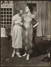 [Lily Cahill as Joyce Wayne and Nita Naldi as Nellie Ross in "Opportunity".]