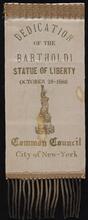 Dedication of the Bartholdi Statue of Liberty October 28 -1886