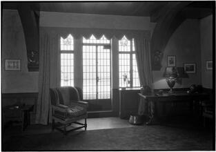 Walter Seligman [residence]. Living room window.