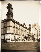 East 27th Street and Fourth Avenue. Old Madison Square Garden