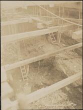 [Subway construction at Broadway, north from 100th Street.]