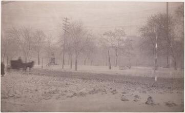 [Snow scene.]