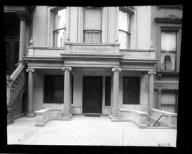Paget House. Front entrance of townhouse [at 11 East 61st Street].
