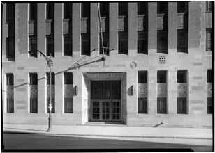 Brooklyn Law School. Lower part of building.