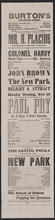 Monday evening, November 10, will be played Poole’s laughable comedy of “Paul Pry; or, I Hope I Don’t Intrude”