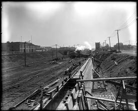Sea Beach Line and Long Island Railroad cut, north to 9th Avenue.