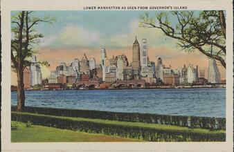 Lower Manhattan as Seen from Governor's Island.