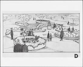 [Architectural rendering of La Guardia Airport.]