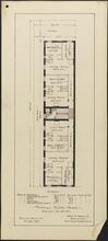 Typical Floor Plan For Lot 25 x 100 Ft. Type "B". [Tenement housing plan.]