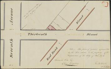 [Lots between Seventh Avenue and East Bank Street at Thirteenth Street]