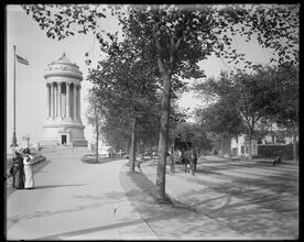 Riverside Drive at 89th Street. Soldiers and Sailors Monument.