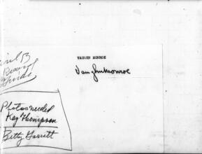 Vaughn Monroe--Autograph