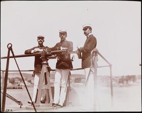 Warships of U.S., Scene Abroad.