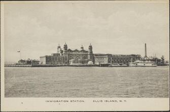 Immigration Station.  Ellis Island, N.Y.