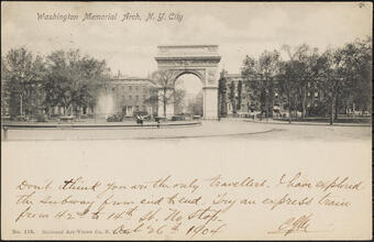 Washington Memorial Arch, N. Y. City