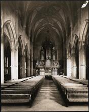 [Church. Interior, rear towards organ.]