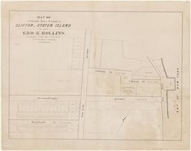 Map of the Valuable House & Lands at Clifton, Staten Island