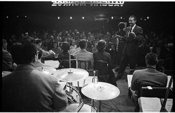 Vaughn Monroe [Monroe and band performing.]