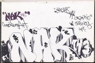 NAK 143 [Page in Daze's black book.]