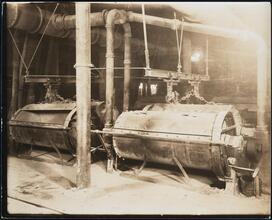 [Interior, boiler room.]