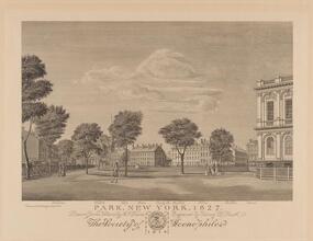 Park, New York, 1827