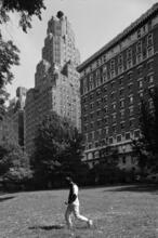 [Looking at the Master Building from Riverside Park.]