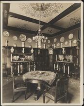 [Residence. Interior, dining room.]