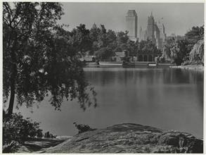 59th Street Buildings over Fountain in Central Park