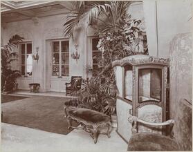Interiors, Theodore Havemeyer House, Hall.