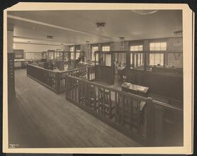 Seamen's Church Institute, 25 South St., Interior, Social Service Room.