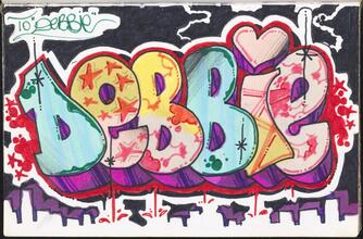 Debbie [Page in Daze's black book.]