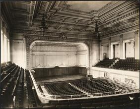 [Theater. Interior, view from balcony.]