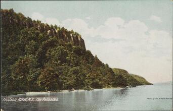 Hudson River, N. Y. The Palisades.