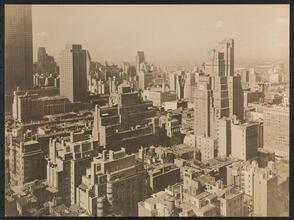 Bird's Eye View, S.W. from 57th Street & 5th Avenue.