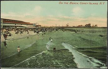 On the Beach, Coney Island, N. Y.