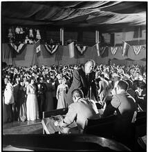 Vaughn Monroe [Monroe performing on stage.]