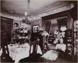 Interiors, Mrs. Leoni, Dining Room.