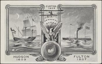 [Souvenir card from the Hudson-Fulton Celebration.]