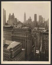 Bird's Eye View, S.W. from 57th Street & 5th Avenue.