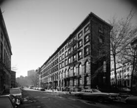 [Looking west on Stuyvesant Street between 9th and 10th Streets.]