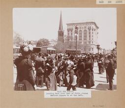 [East 23rd Street Looking East from West of Fifth Avenue.]
