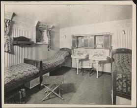French Line, S.S. "Paris", Interior, First Class Cabin #259.