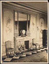 [Residence. Interior, mantel.]