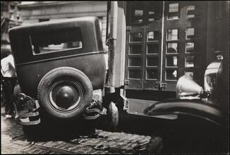 [Auto accident with trolley car]