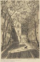 Patchin Place. One time home of John Masefield and Theodore Dreiser.