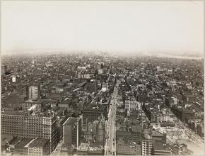 View Manhattan 1913 North from Municipal Bldg.